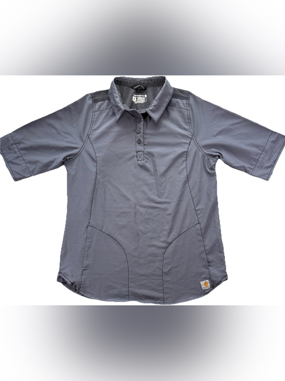 Carhartt Force Cross-Flex Convertible Modern Fit Scrub Shirt/Top Women's Medium